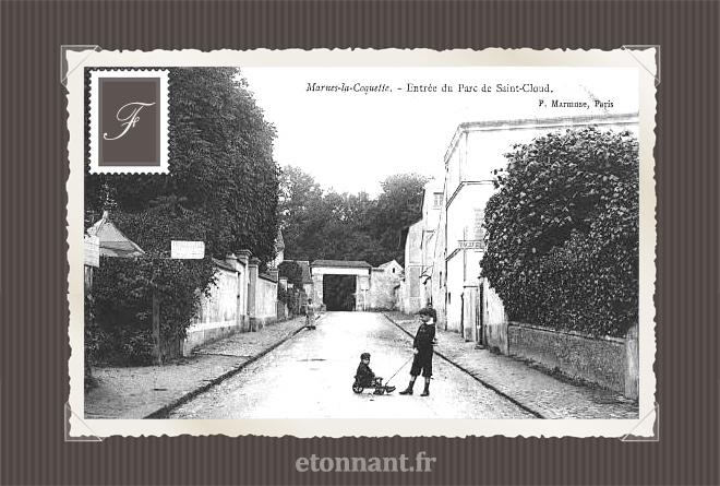 Carte postale ancienne : Marnes-la-Coquette