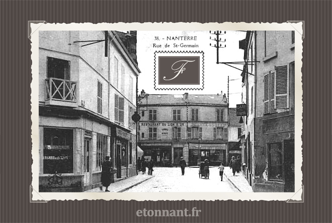 Carte postale ancienne de Nanterre (92 Hauts-de-Seine)