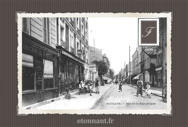 Carte postale ancienne de Puteaux (92 Hauts-de-Seine)