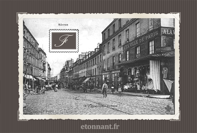 Carte postale ancienne : Sèvres