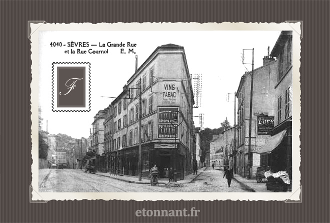 Carte postale ancienne : Sèvres