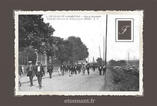 Carte postale ancienne : Villeneuve-la-Garenne