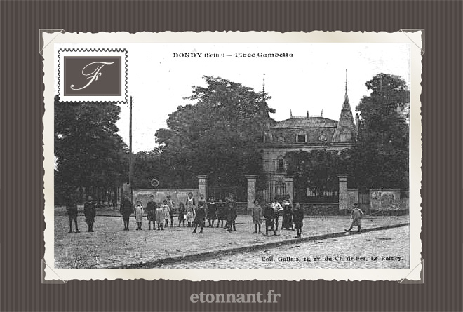 Carte postale ancienne : Bondy