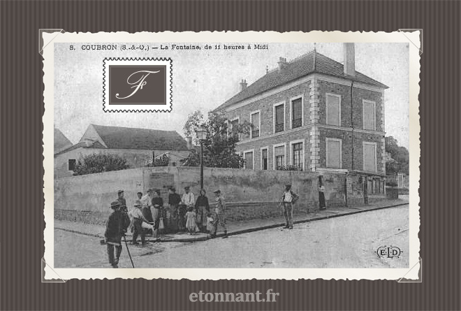 Carte postale ancienne : Coubron