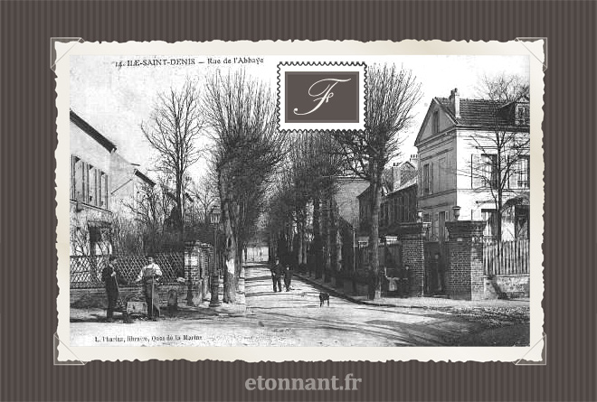 Carte postale ancienne : L'Île-Saint-Denis