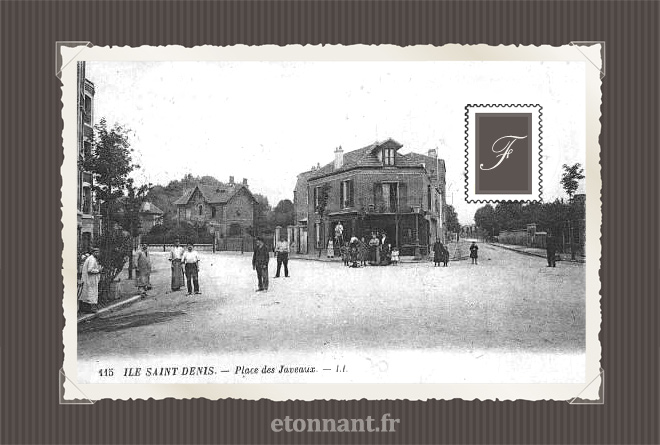 Carte postale ancienne : L'Île-Saint-Denis
