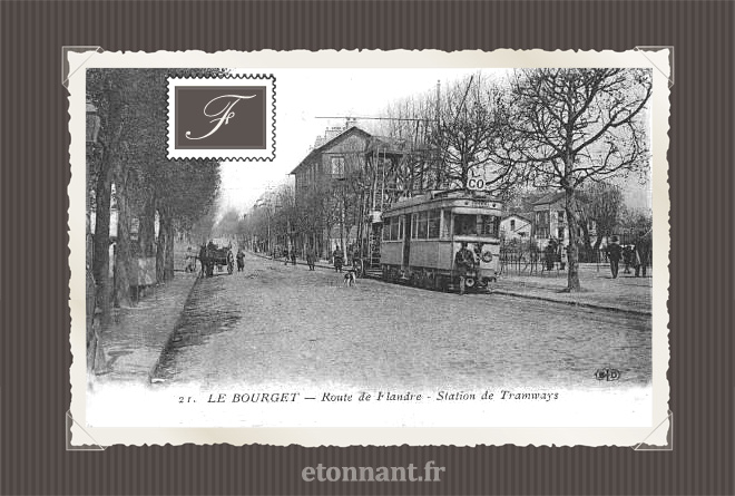 Carte postale ancienne : Le Bourget