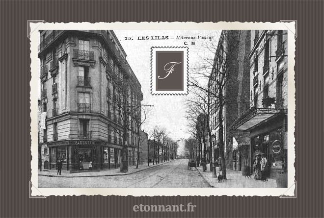Carte postale ancienne : Les Lilas