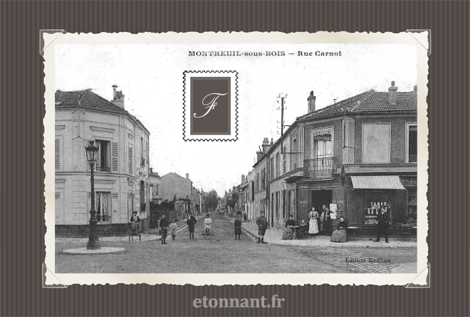 Carte postale ancienne : Montreuil