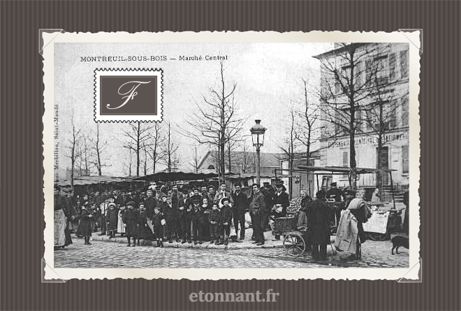 Carte postale ancienne : Montreuil