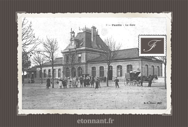Carte postale ancienne de Pantin (93 Seine-Saint-Denis)