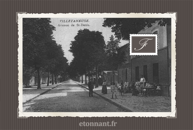 Carte postale ancienne : Villetaneuse