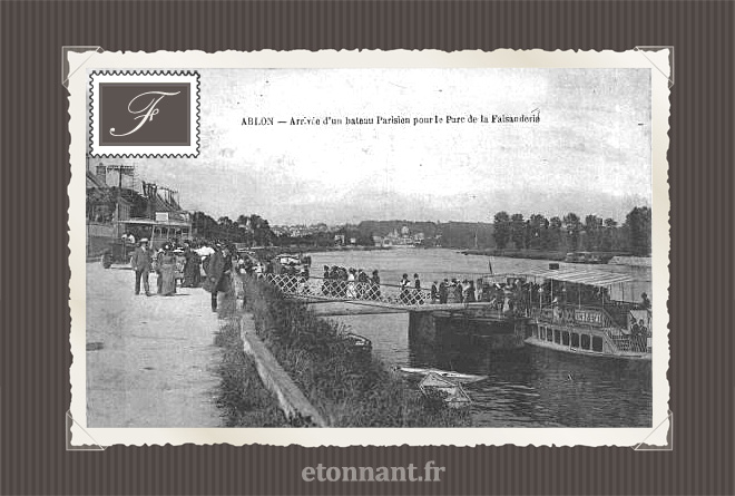 Carte postale ancienne : Ablon-sur-Seine