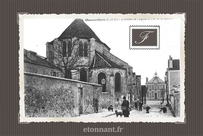 Carte postale ancienne : Chennevières-sur-Marne