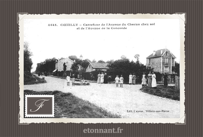 Carte postale ancienne : Coeuilly