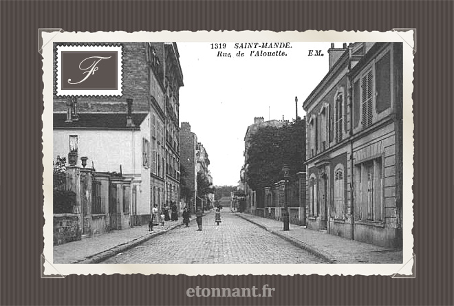 Carte postale ancienne : Saint-Mandé