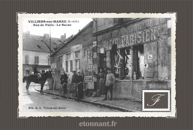 Carte postale ancienne : Villiers-sur-Marne