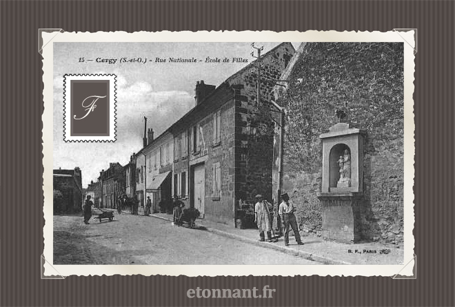 Carte postale ancienne de Cergy (95 Val-d'Oise)