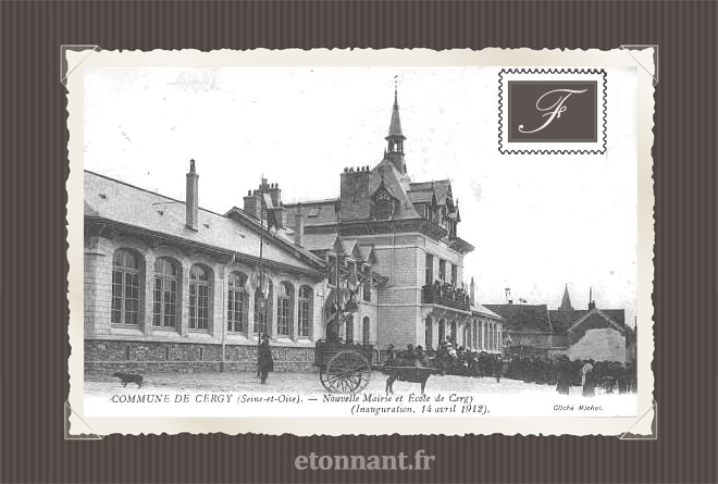 Carte postale ancienne de Cergy (95 Val-d'Oise)