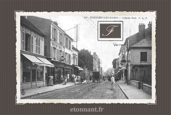 Carte postale ancienne : Enghien-les-Bains