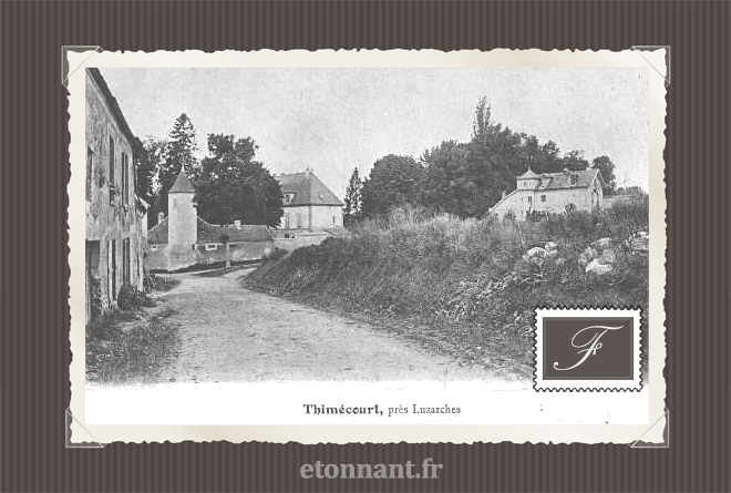 Carte postale ancienne : Luzarches