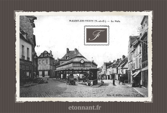 Carte postale ancienne : Magny-en-Vexin