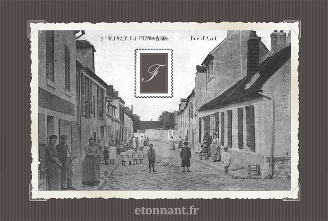 Carte postale ancienne : Marly-la-Ville
