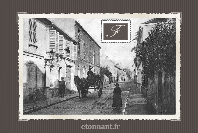 Carte postale ancienne : Montagny