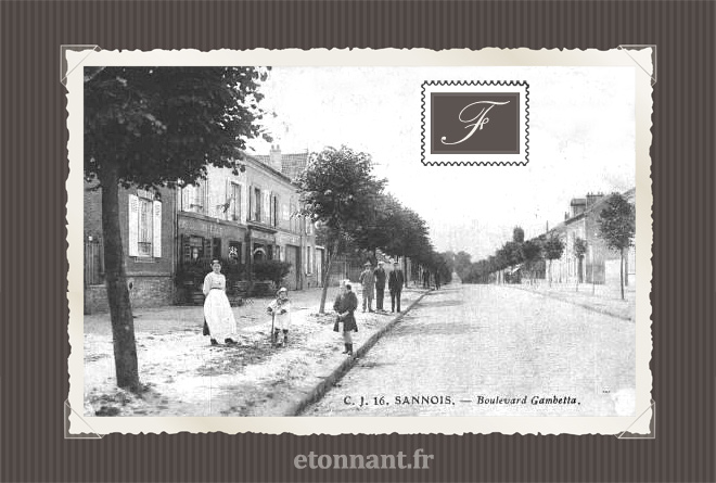 Carte postale ancienne : Sannois