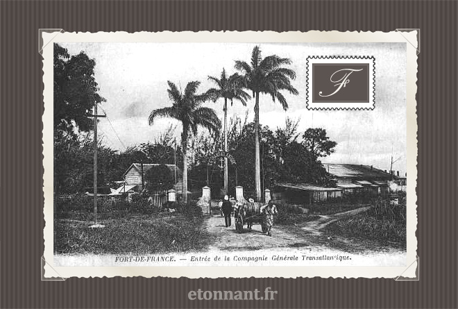 Carte postale ancienne de Fort-de-France (972 Martinique)