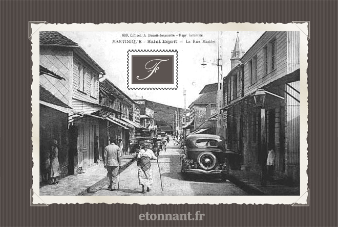 Carte postale ancienne de Saint-Esprit (972 Martinique)