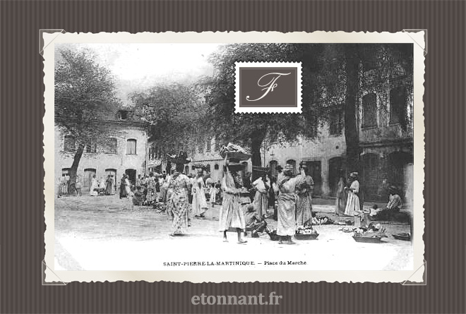 Carte postale ancienne de Saint-Pierre (972 Martinique)