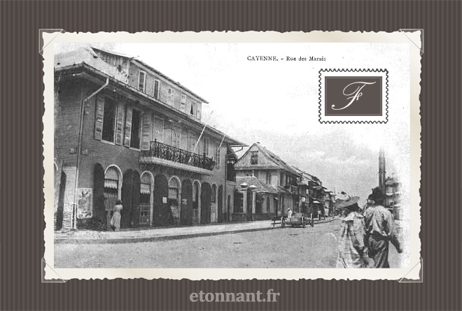 Carte postale ancienne de Cayenne (973 Guyane)