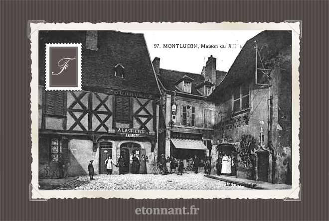 Carte postale ancienne de Montluçon (03 Allier)