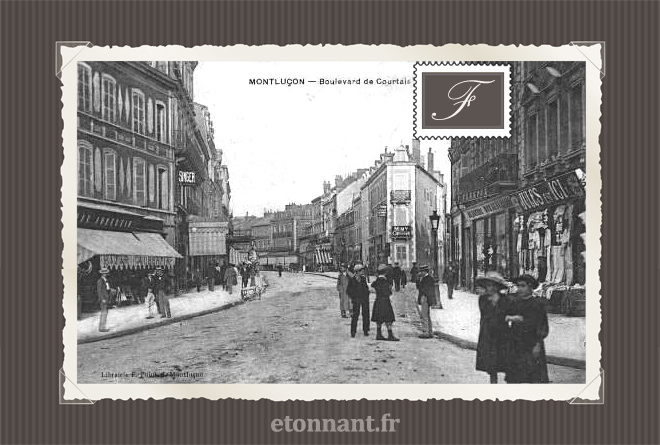 Carte postale ancienne de Montluçon (03 Allier)
