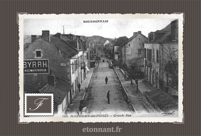 Carte postale ancienne : Saint-Germain-des-Fossés
