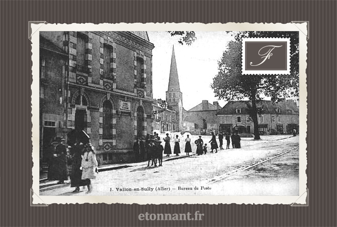 Carte postale ancienne : Vallon-en-Sully