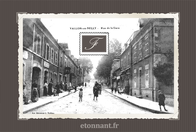 Carte postale ancienne : Vallon-en-Sully
