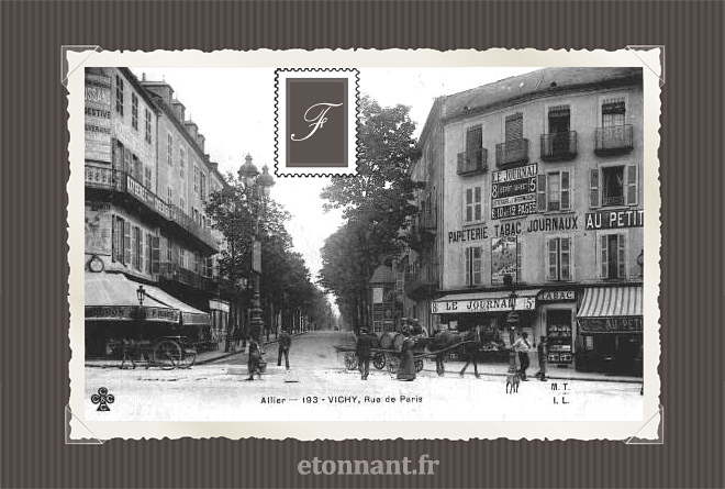 Carte postale ancienne de Vichy (03 Allier)