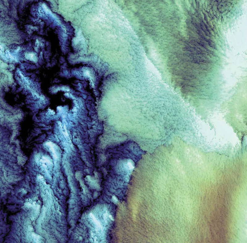 photo satellite de la terre