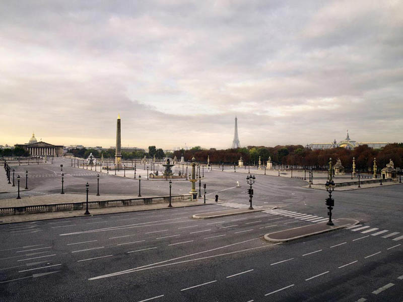 Place de la Concorde vide, Paris
