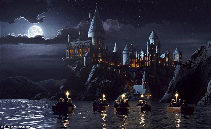 maquette du château de Poudlard dans Harry Potter