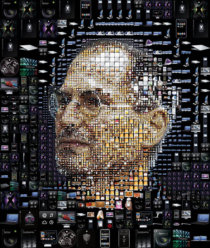 portrait de Steve Jobs