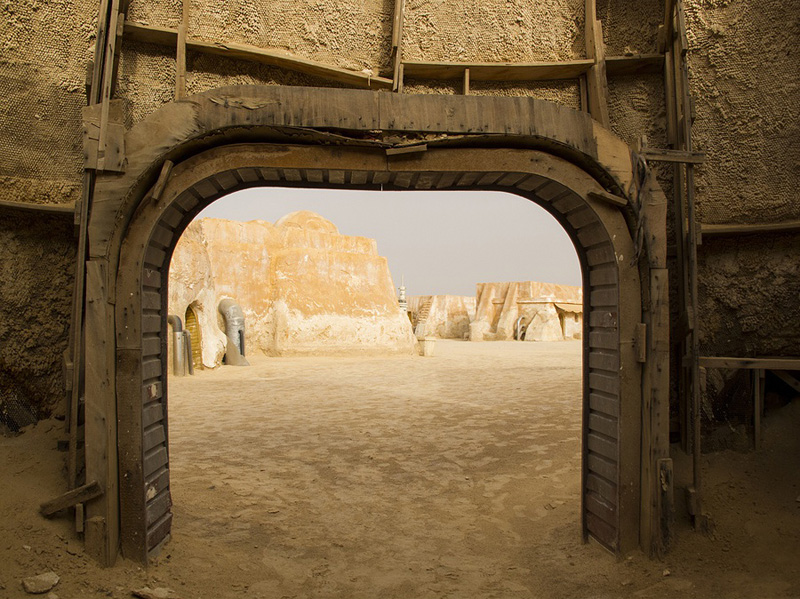 décors abandonnés de Star Wars en Tunisie