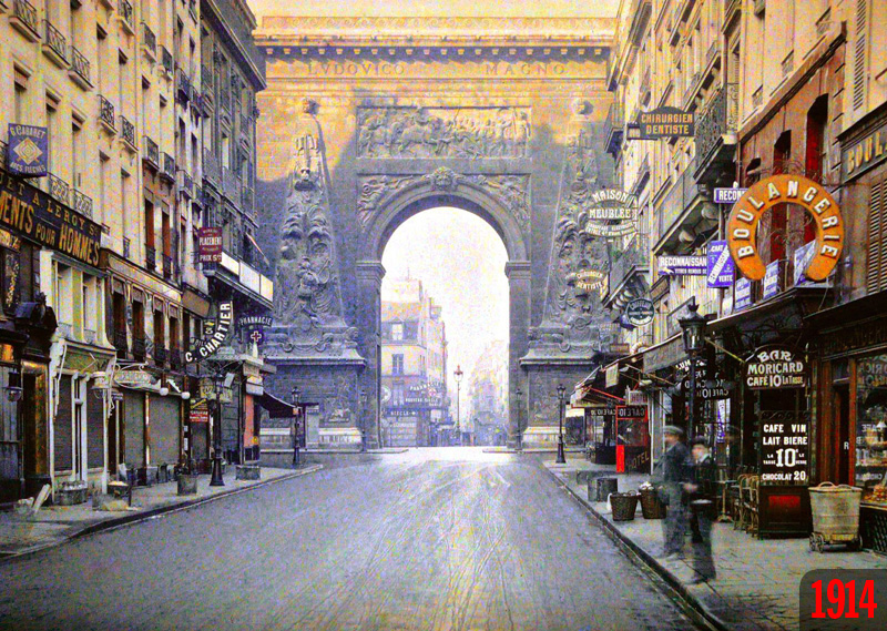 photos de Paris avant et aujourd'hui