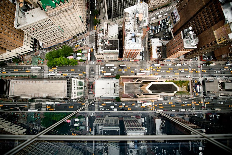 Rues de New York vue du dessus