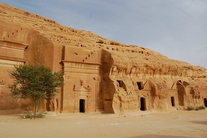 tombes et édifices, site archéologique Mada'in Saleh