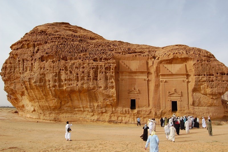 tombes et édifices, site archéologique Mada'in Saleh