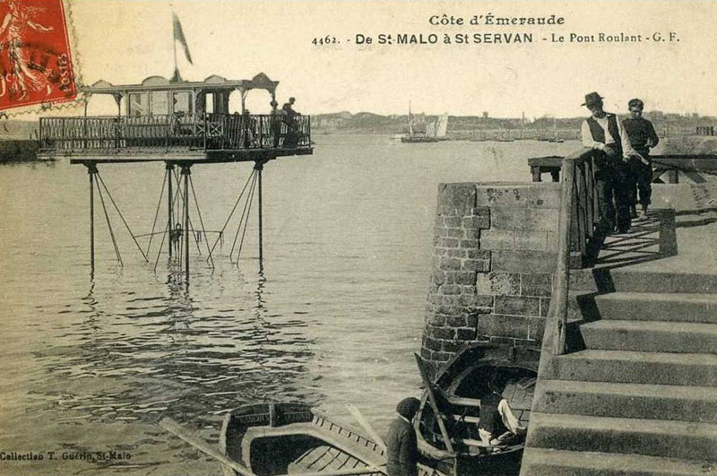 Le pont-roulant de Saint-Malo