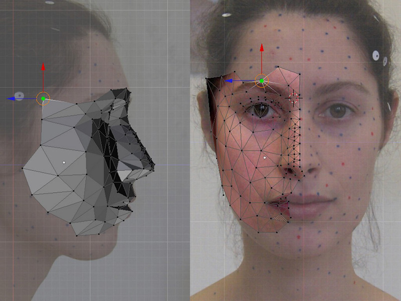 portraits 3D réalistes en papier par Bert Simons